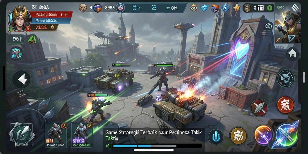 Screenshot gameplay <strong>898A</strong> menunjukkan pertarungan strategis yang mendebarkan.
