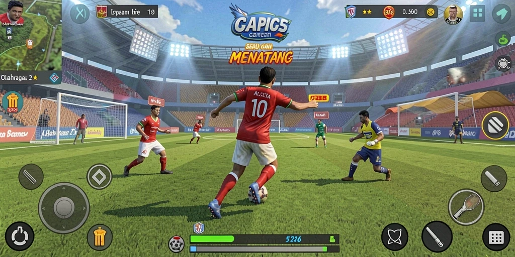 Tampilan gameplay seru dalam API66 dengan grafik menawan.