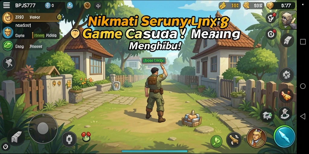 Tampilan gameplay seru pada BPJS777 dengan grafis warna-warni.