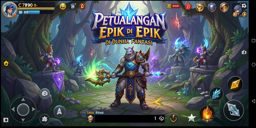 Gameplay C7890 yang menarik di dunia fantasi yang luar biasa.