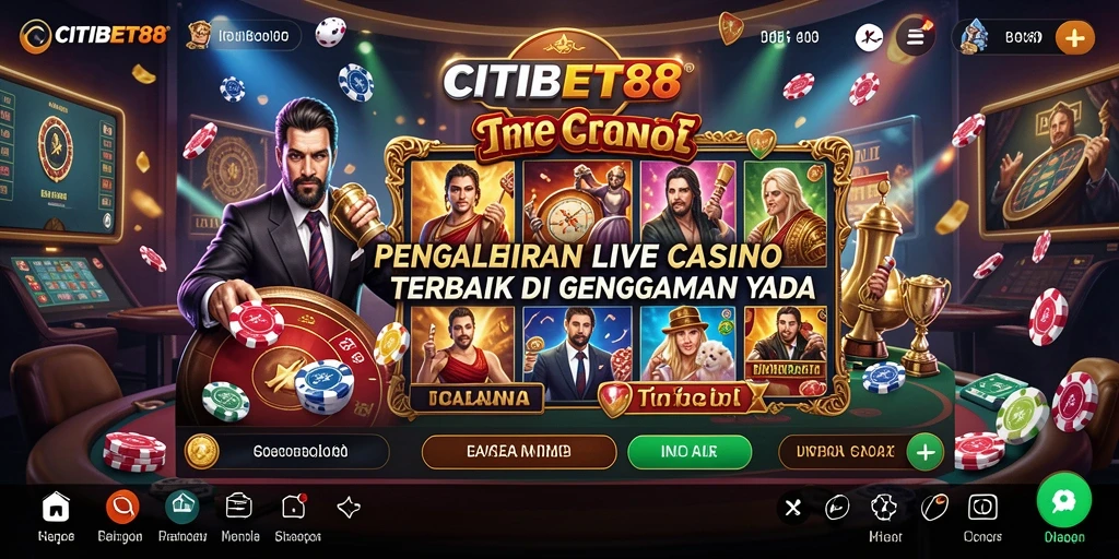 Tampilan gameplay CITIBET88 yang mengasyikkan dan interaktif.