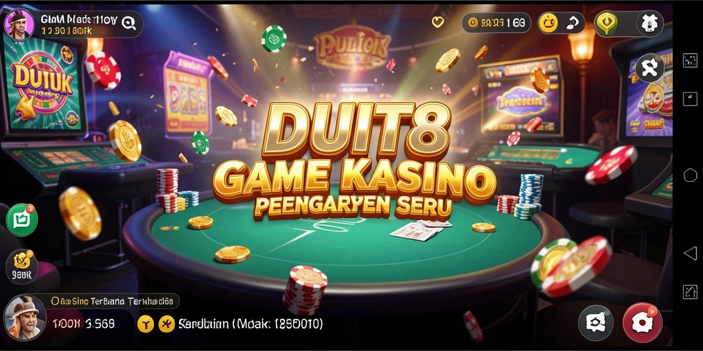 Tampilan menarik gameplay DUIT8 yang seru dan mengasyikkan.