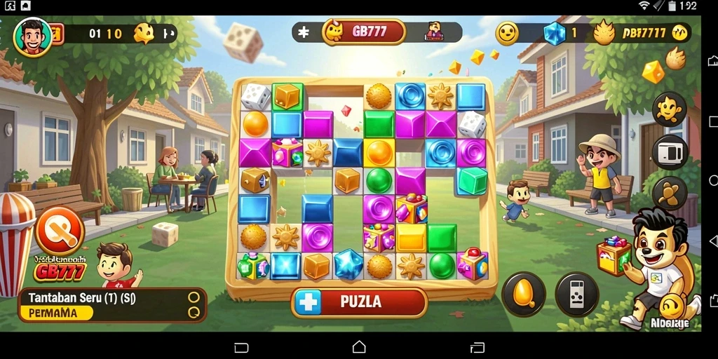 Tampilan gameplay GB777 yang menarik dan penuh teka-teki.