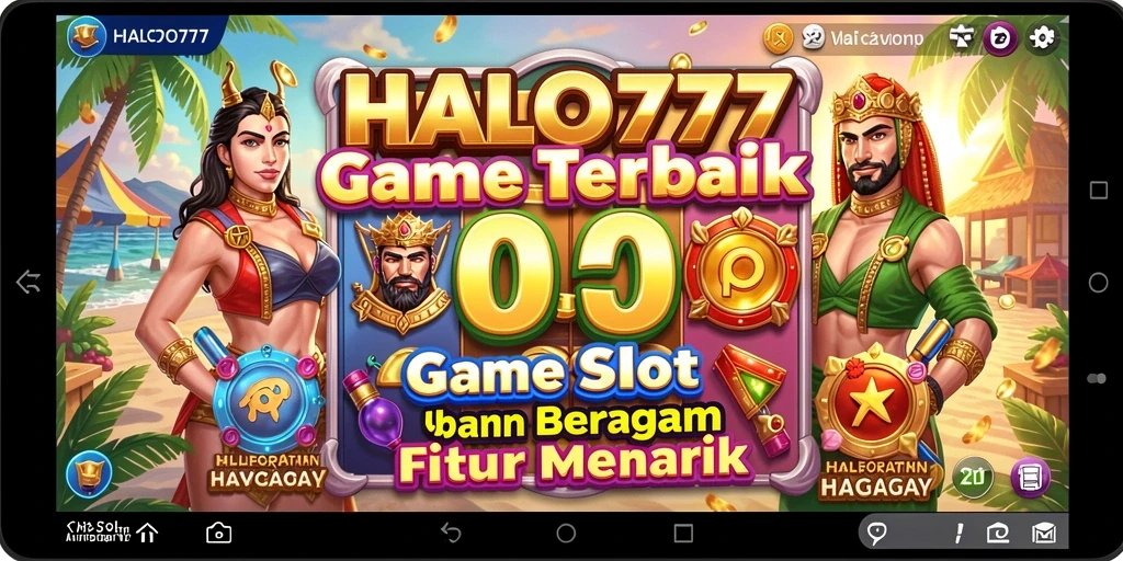 Tampilan menarik HALO777 saat bermain Slot yang mengasyikkan.