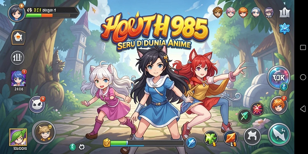 Gameplay HOT985 yang seru dan penuh aksi anime.