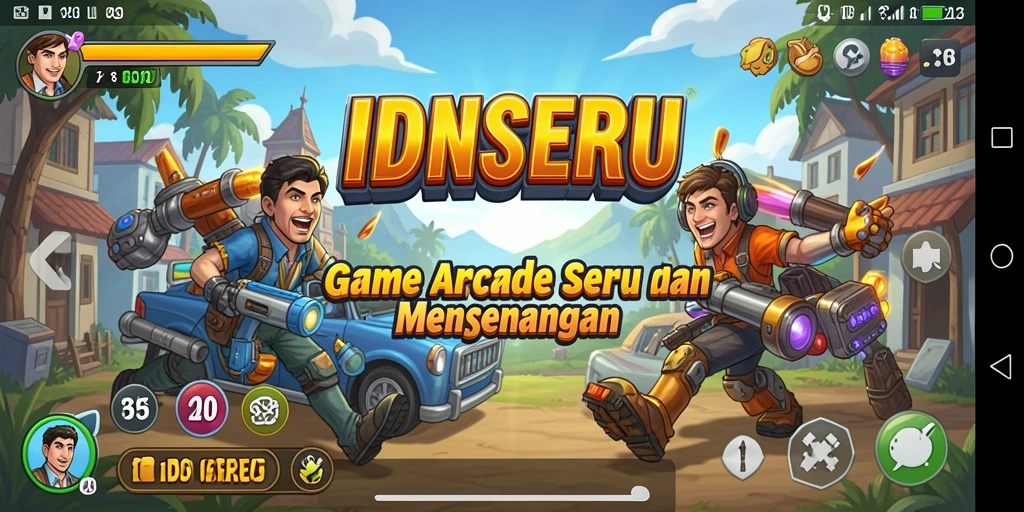 Tampilan screenshot IDNSERU menampilkan aksi gameplay yang seru dan mendebarkan.