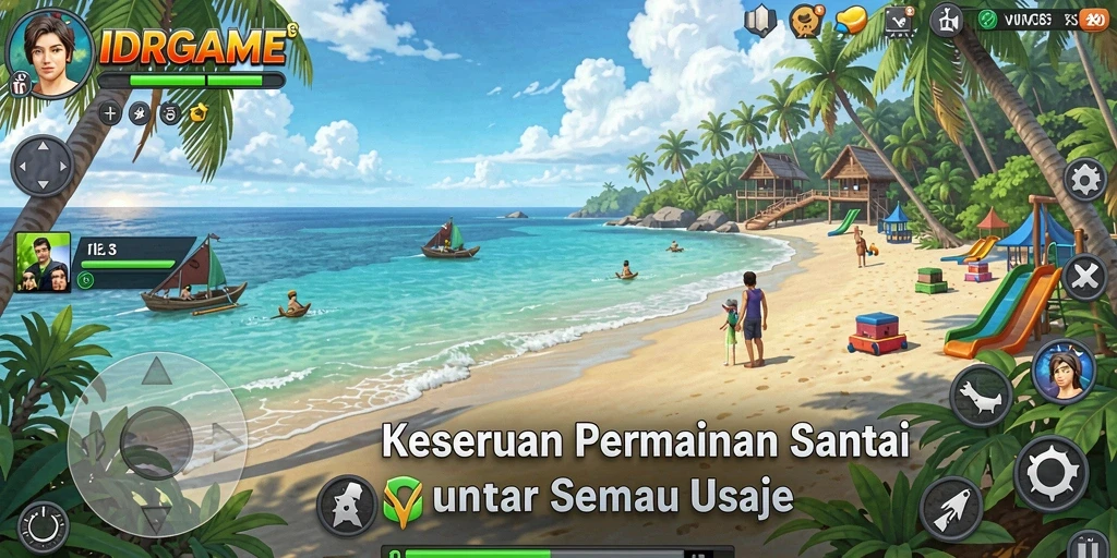 Tampilan gameplay IDRGAME yang menarik dan seru.
