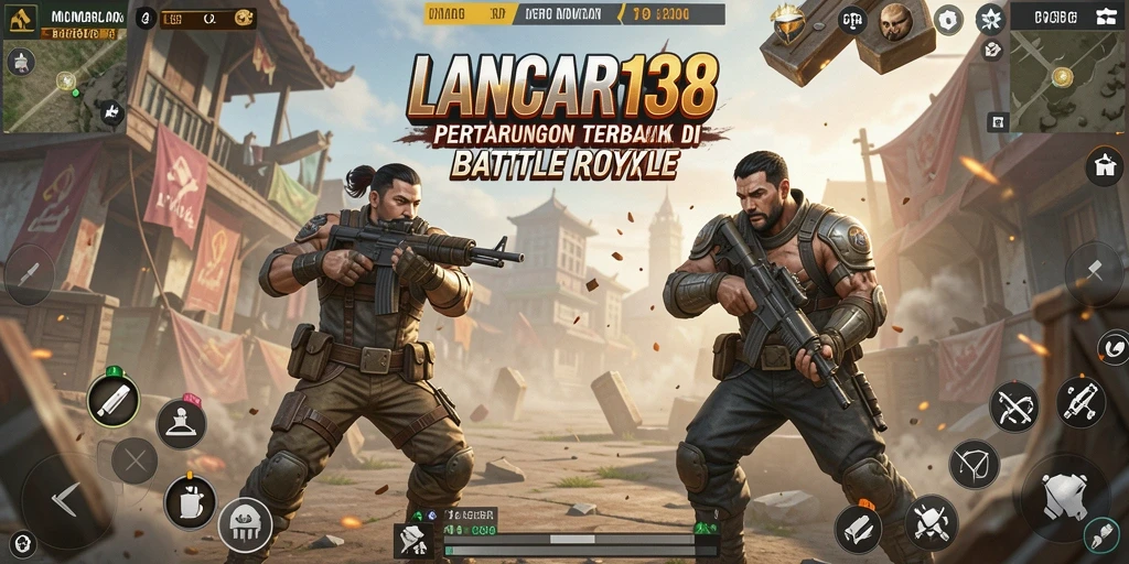 Tampilan gameplay Battle Royale yang menegangkan di LANCAR138.