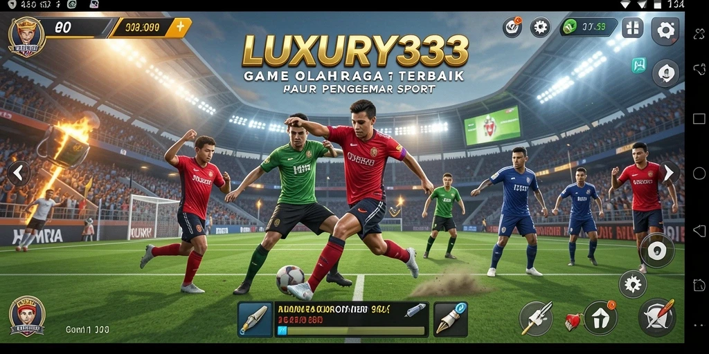 Gameplay menegangkan di LUXURY333 saat bertanding melawan pemain global.