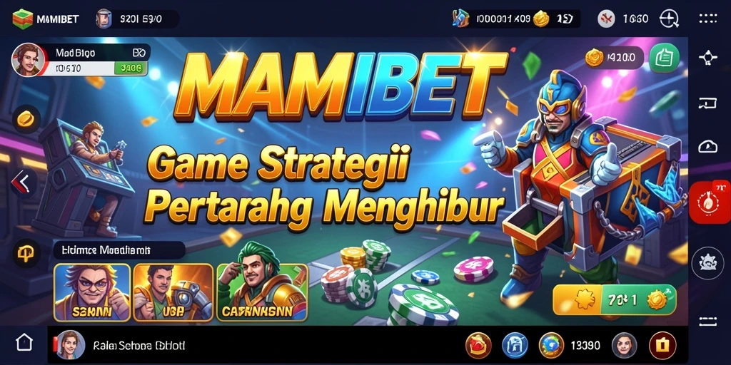 Screenshot MAMIBET menunjukkan gameplay strategi yang mendebarkan.