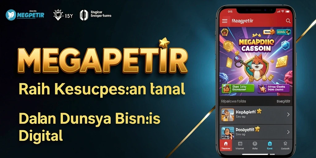 Tampilan gameplay menarik dari MEGAPETIR yang penuh strategi bisnis.