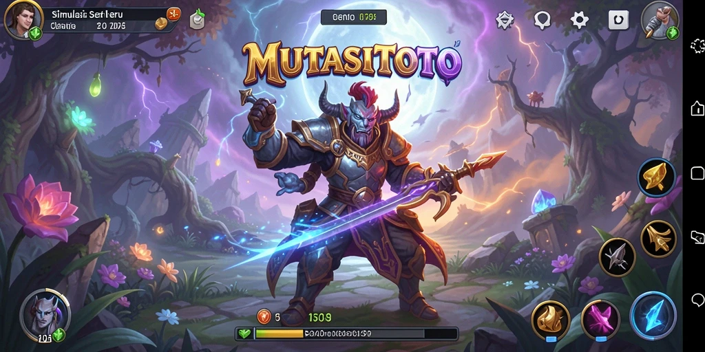 Tampilan gameplay menarik dari <strong>MUTASITOTO</strong> yang menampilkan interaksi karakter.