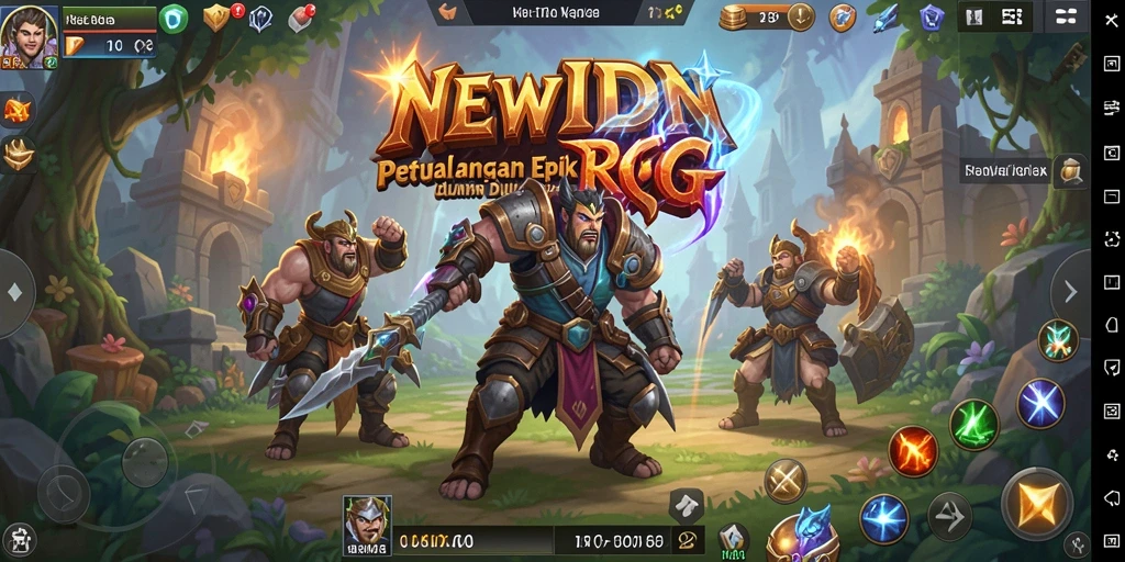 Tampilan screenshot dari gameplay RPG yang menakjubkan.