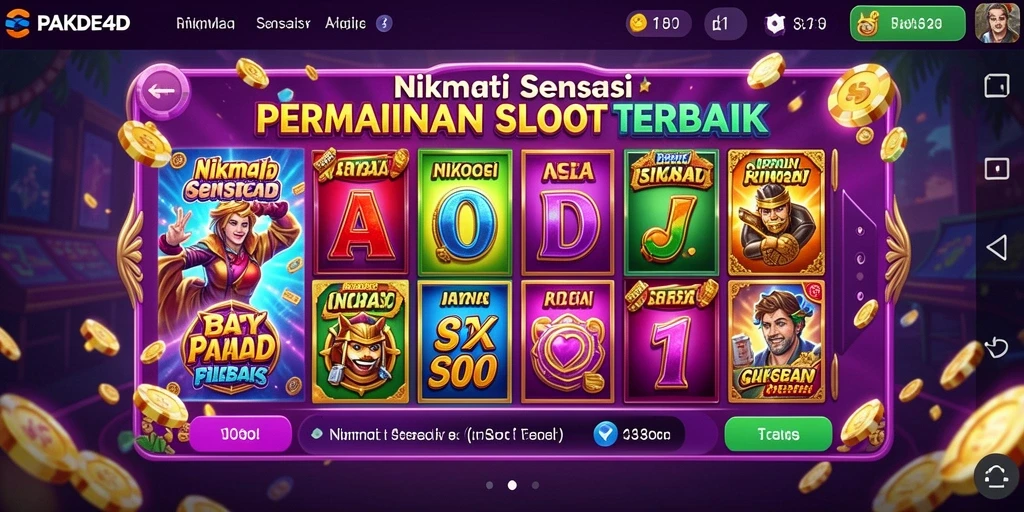 Tampilan gameplay PAKDE4D yang menarik dan penuh warna.
