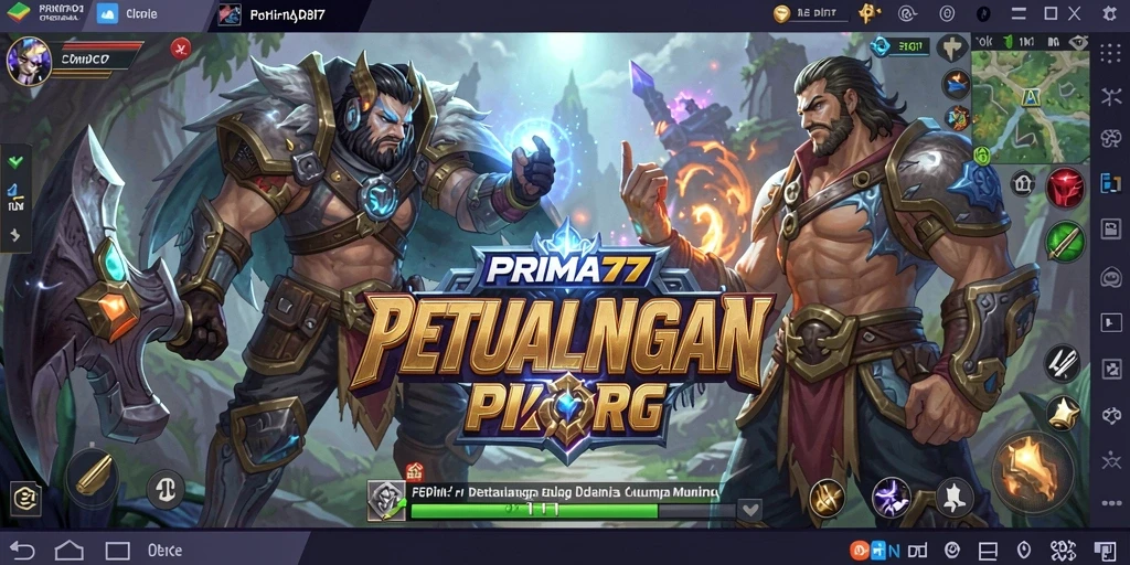 Tampilan gameplay epik di PRIMA77 dengan petualangan seru.