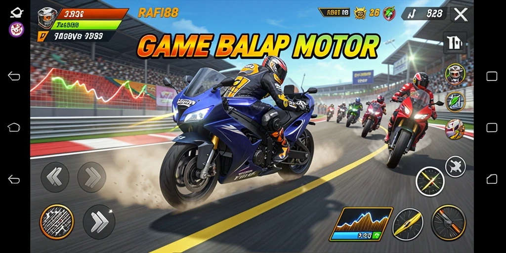 Tampilan gameplay seru dan mendebarkan dalam RAFI88.