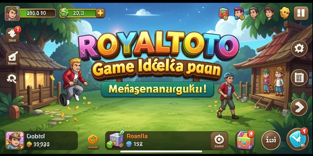 Tampilan gameplay <strong>ROYALTOTO</strong> yang menarik dengan elemen Idle yang menawan.