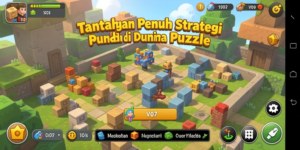 Tampilan gameplay V07 yang mengasyikkan dan penuh warna.